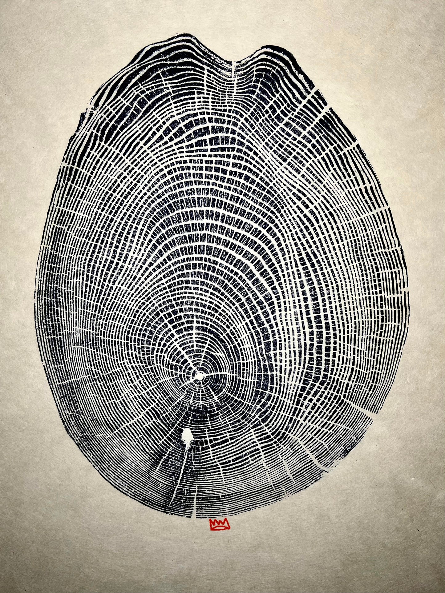 Undulations Sassafras Tree Print
