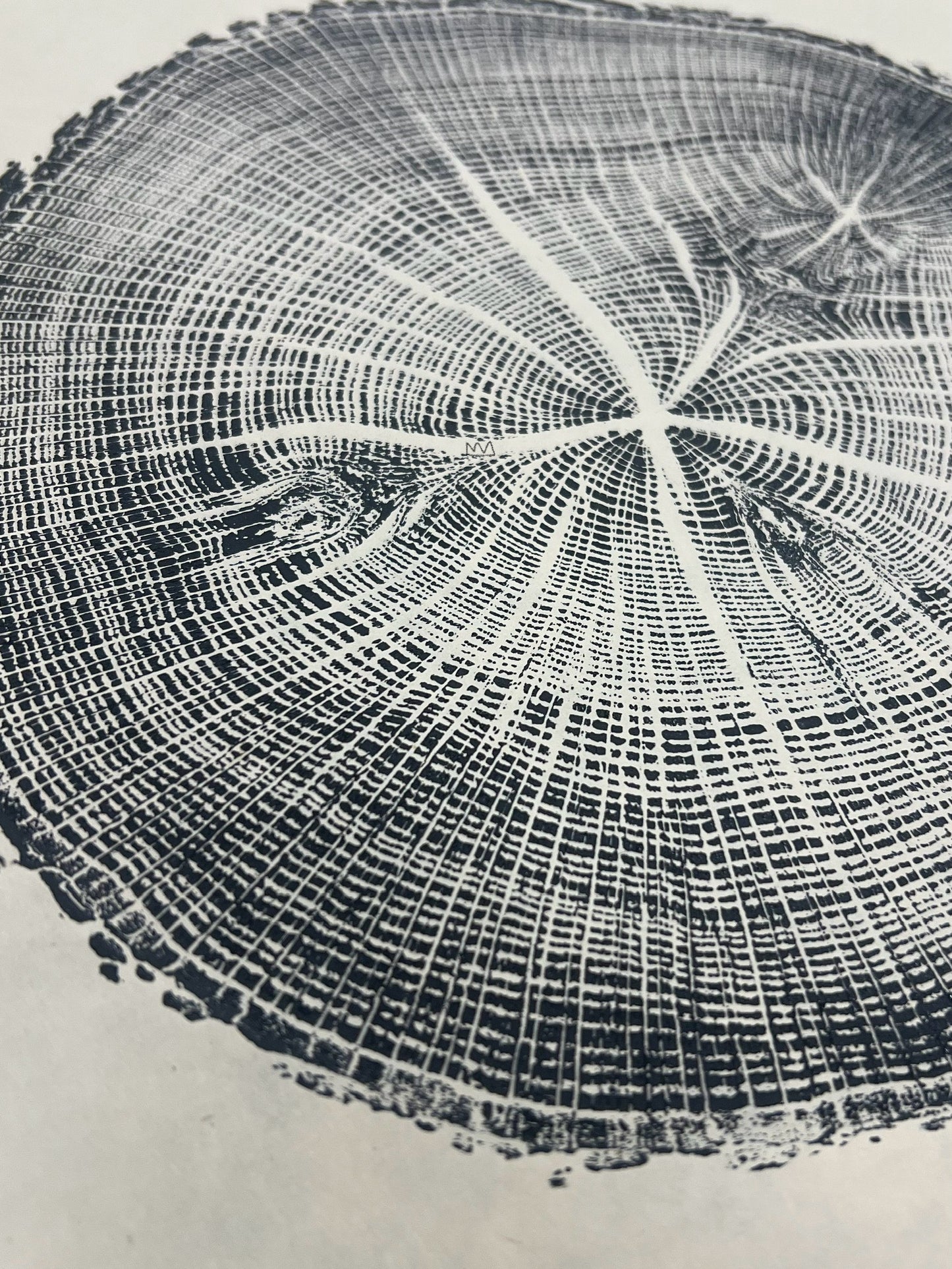 Day 6 Post Oak Relief Print