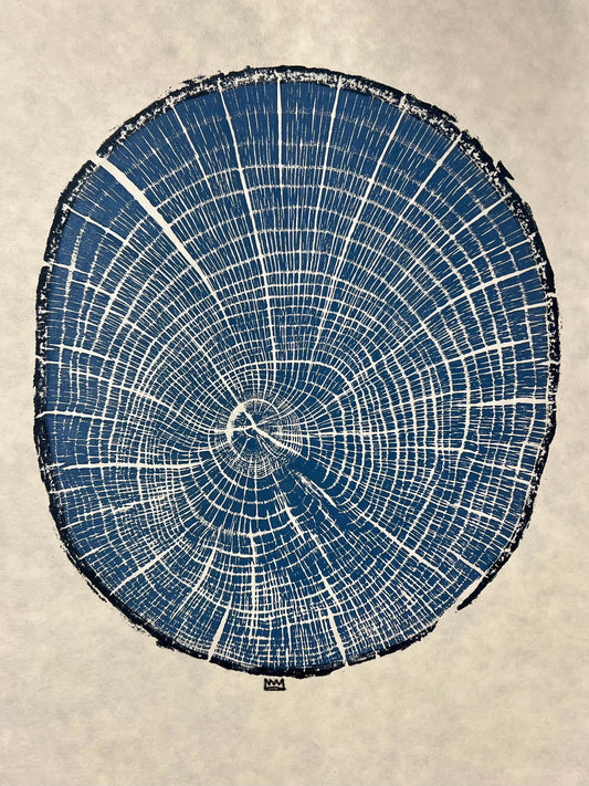 Appalachian Oak in Storm Blue