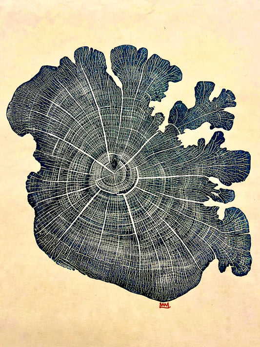 “Dendrite” Eastern Red Cedar Tree Print