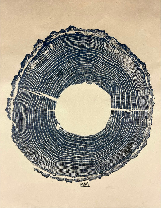 “Take My Heart” White Oak Tree Print