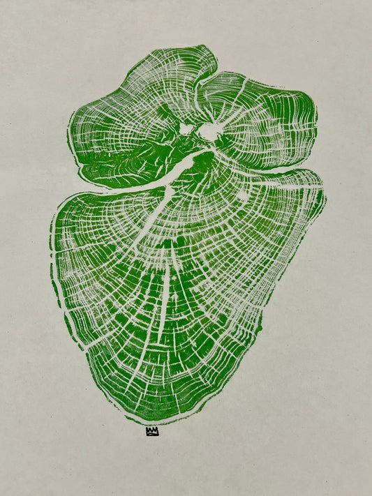 Hackberry Heart Tree Print