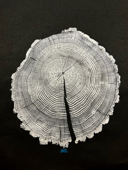 “Silver Drip” Chestnut Oak Tree Print
