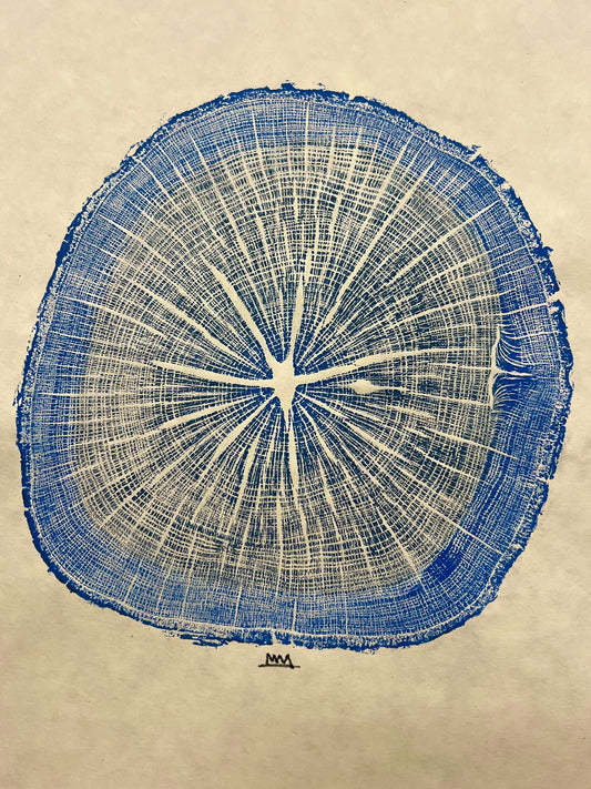 Day 58 “Tree on a hill” tree print