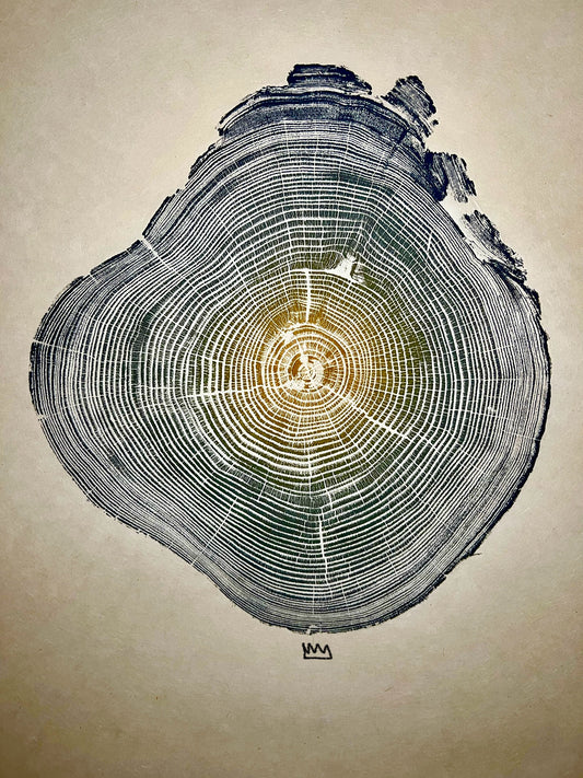 Locust # 9 Tree Print