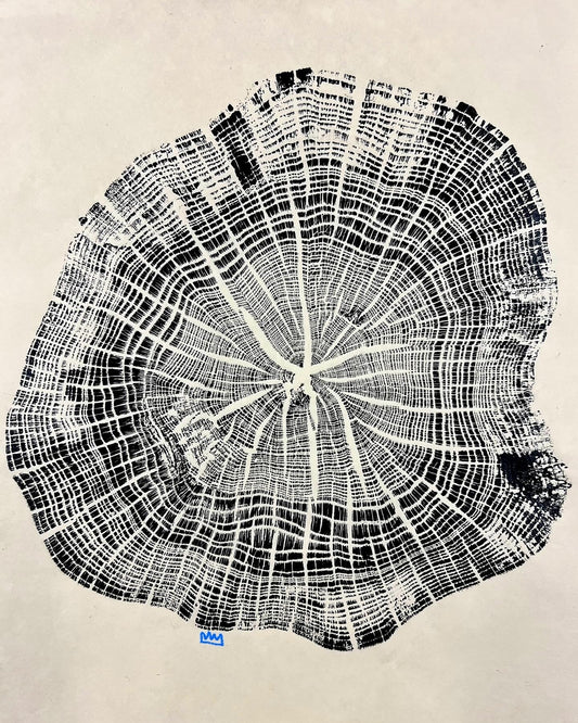 Decayed Oak Tree Print